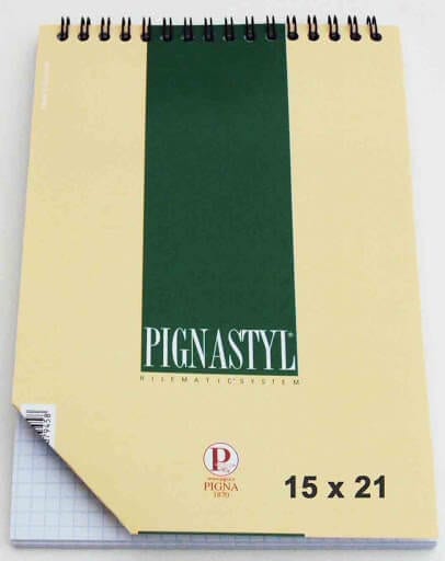 Paniate - Blocco Appunti Pignastyl A5 Spiralato (60 Fogli 80 g/m2) Pigna in  offerta da Paniate